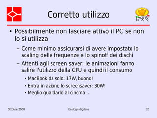 Ecologia digitale: dalla teoria alla pratica
