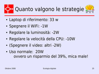 Ecologia digitale: dalla teoria alla pratica