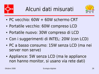 Ecologia digitale: dalla teoria alla pratica