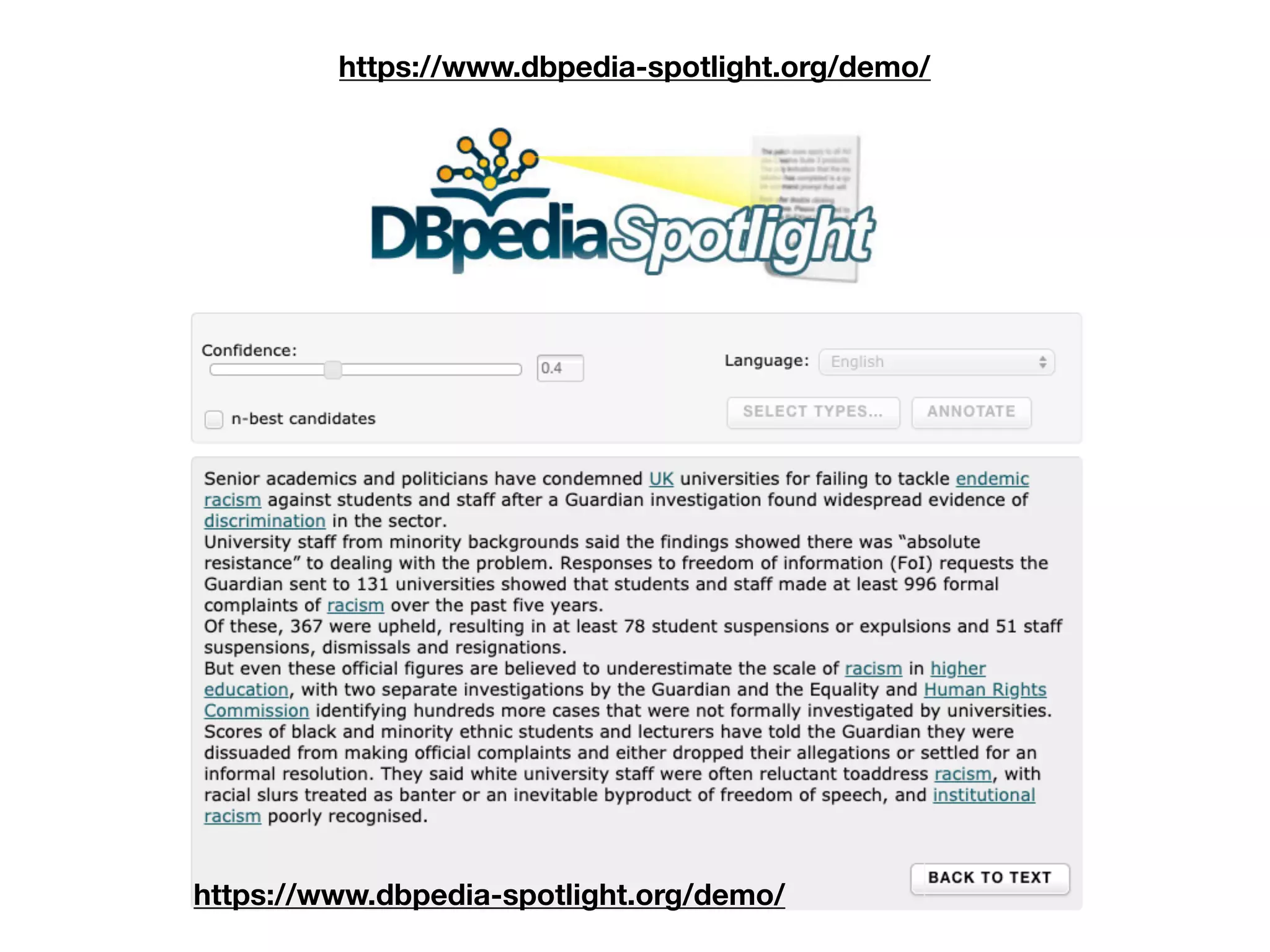 https://www.dbpedia-spotlight.org/demo/
https://www.dbpedia-spotlight.org/demo/
 