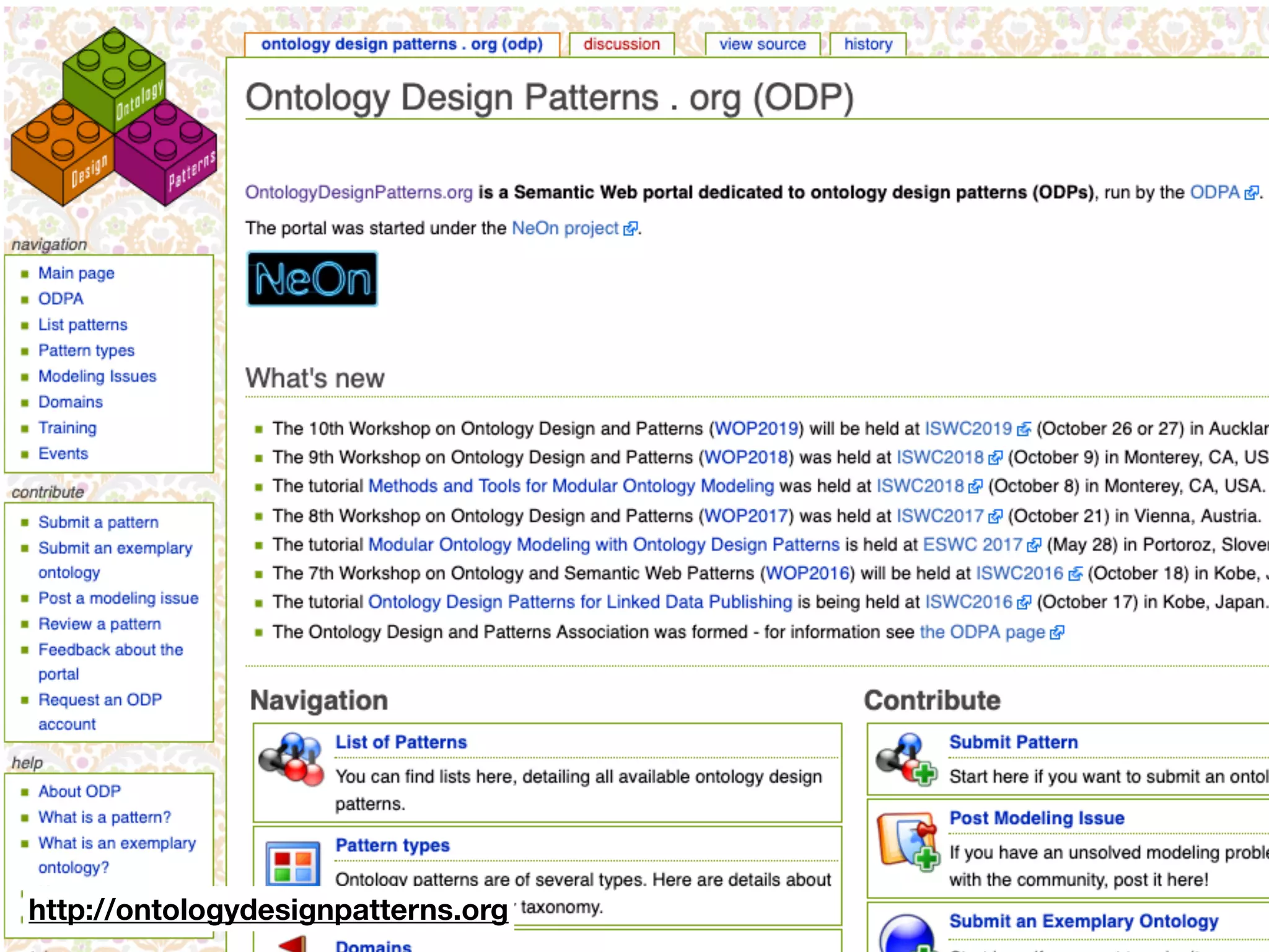 http://ontologydesignpatterns.org
 