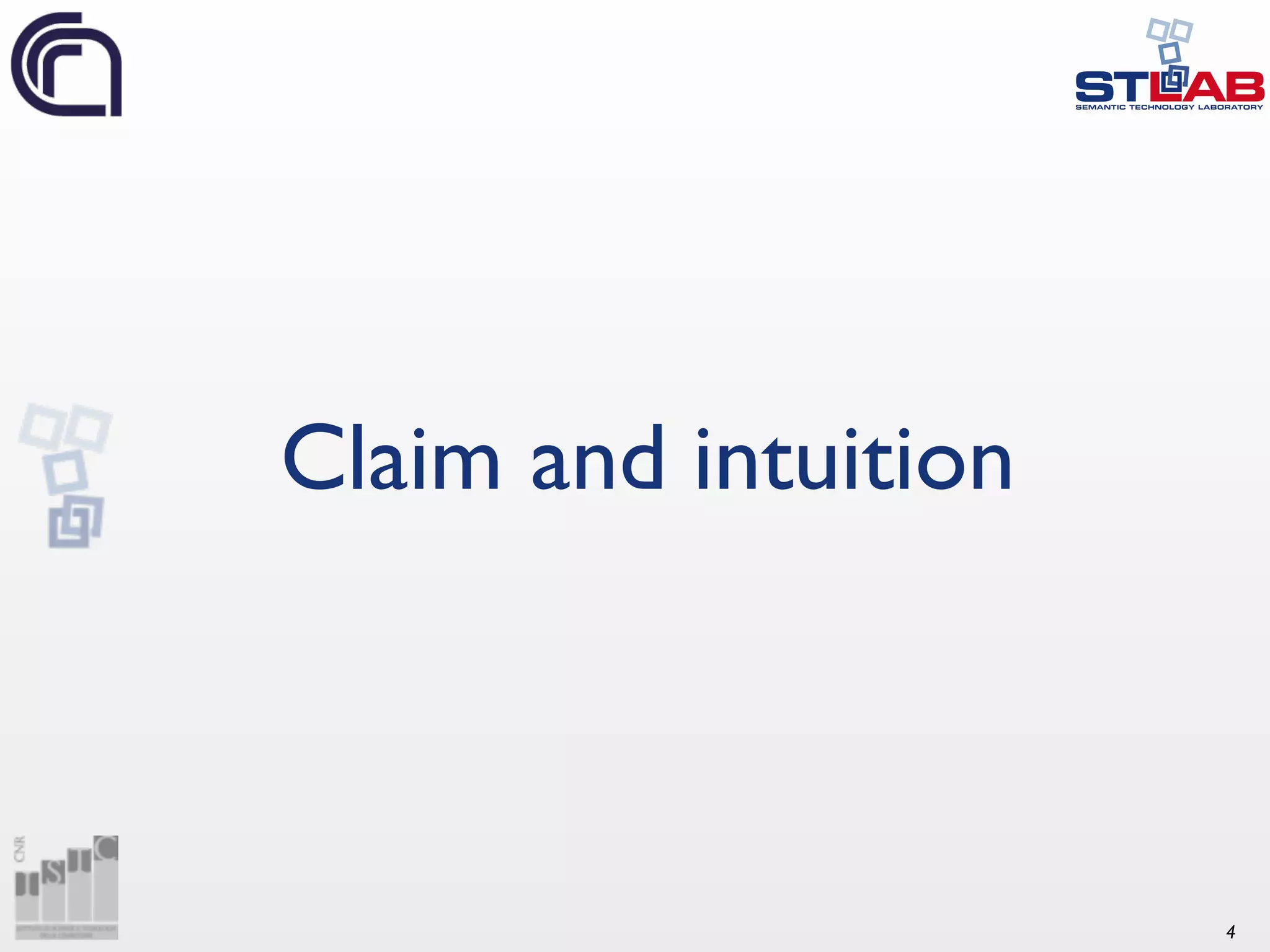4 Claim and intuition 