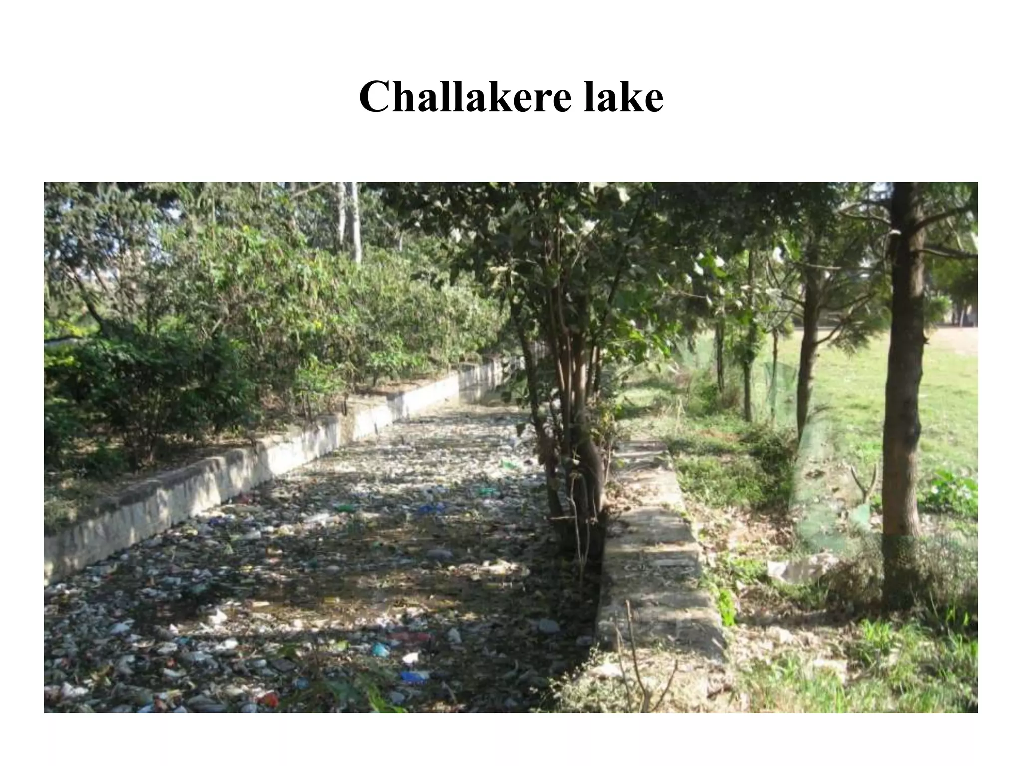 Challakere lake
 