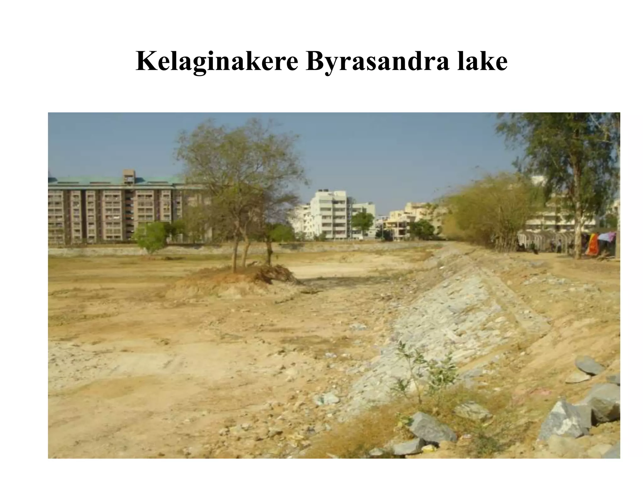 Kelaginakere Byrasandra lake
 