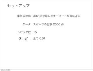 ニュース記事に適用してみる
 