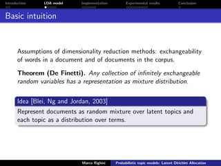 Lda Rig Latent Dirichlet Allocation | PDF