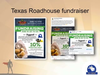Texas Roadhouse fundraiser
(608) 757-9700
3201 Deerfield Dr. | Janesville, WI
Rock County’s Leadership Development
Academy group RC Crew is fundraising for
Isaac Strong Foundation
Thursday February 24th
3pm – 10pm
Support Isaac Strong Foundation
by presenting this flyer to the Janesville,
WI
Location and Texas Roadhouse will
donate 10% of your total food
purchases to Isaac Strong Foundation.
 