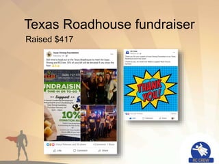 Texas Roadhouse fundraiser
Raised $417
 