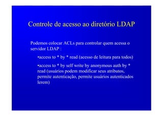 LDAP: Usos e Aplicações
