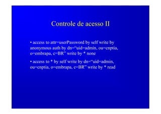 LDAP: Usos e Aplicações