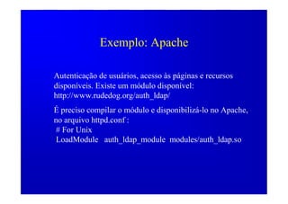 LDAP: Usos e Aplicações