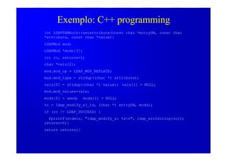 LDAP: Usos e Aplicações