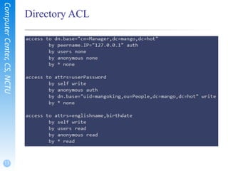 An introduction to LDAP and it's properties | PPTX