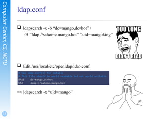 An introduction to LDAP and it's properties | PPTX