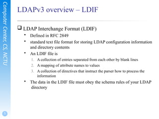 An introduction to LDAP and it's properties | PPTX