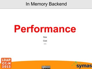 In Memory Backend

Performance
Size
Cost
reliability

 