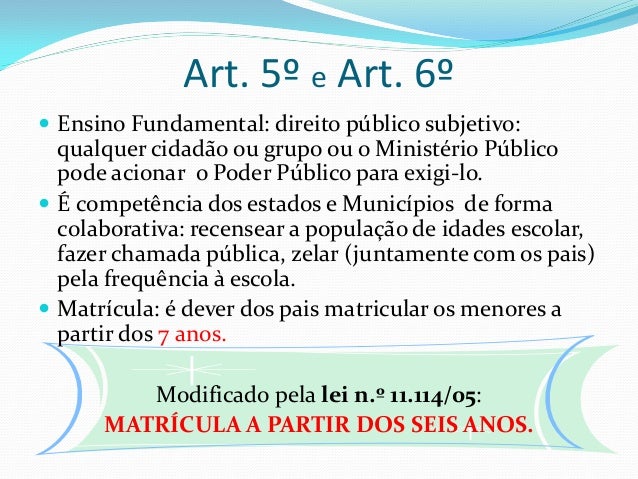 O que a ldb diz sobre a educação infantil O que a ldb diz sobre a educação infantil