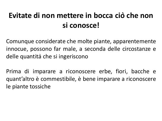 Potenzialità che solo si trova