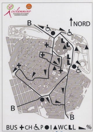 Ldb altrove perincludere gigante mappa tattile