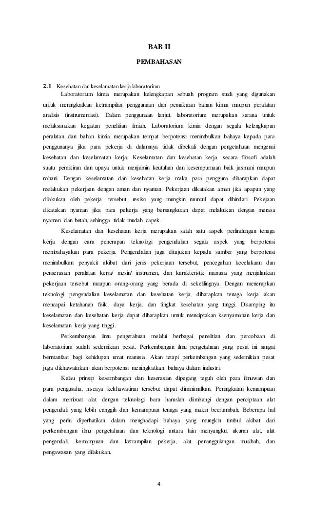 Makalah Kesehatan Dan Keselamatan Kerja Bahan Berbahaya Dan Beracun K