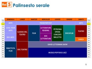 Palinsesto serale
5
 