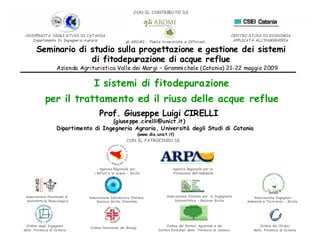 CON IL CONTRIBUTO DI

UNIVERSITA’ DEGLI STUDI DI CATANIA
Dipartimento Di Ingegner ia A graria

gli AROMI – Piant e Aromati...
