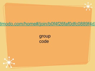 dmodo.com/home#/join/b0f4f26faf0dfc0889f4d2

                 group
                 code
 