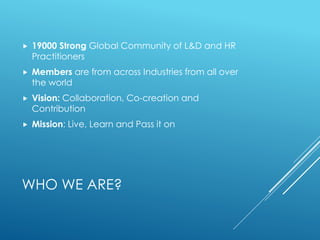 Learning and Development Group Overview | PPTX