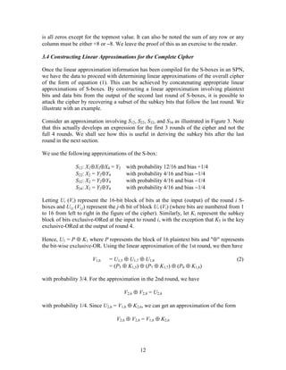A Tutorial on Linear and Differential Cryptanalysis by Howard M. Heys | PDF