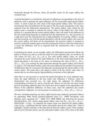 A Tutorial on Linear and Differential Cryptanalysis by Howard M. Heys | PDF