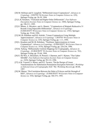 A Tutorial on Linear and Differential Cryptanalysis by Howard M. Heys | PDF