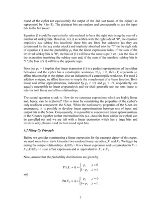 A Tutorial on Linear and Differential Cryptanalysis by Howard M. Heys | PDF
