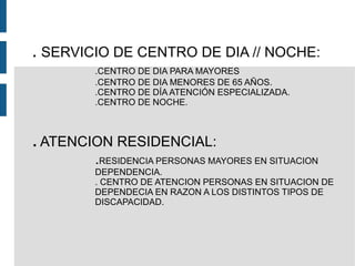 SERVICIO DE TELEASISTENCIA. 