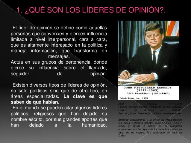 Líderes de Opinión.
