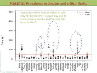 Soil Health in Southern Africa and implications on sustainable intensification 2014 L Desta et al