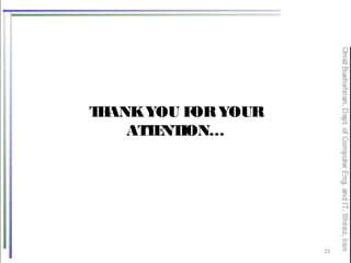 23
THANKYOU FORYOUR
ATTENTION…
 