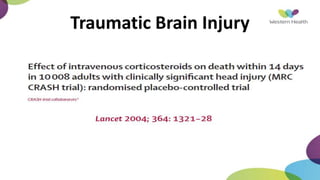 Traumatic Brain Injury
 