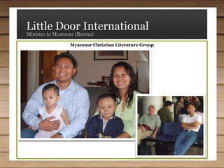 Little Door InternationalMinistry to Myanmar (Burma)Mercy Nursery School