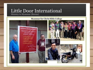 Little Door InternationalMinistry to Myanmar (Burma)Myanmar for Christ Bible College