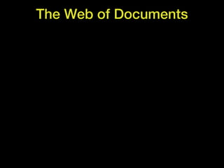 The Web of Documents
 