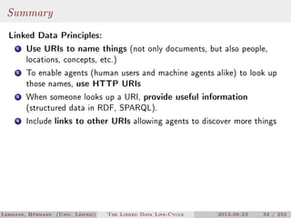 The Linked Data Lifecycle | PDF