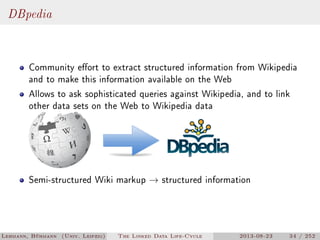 The Linked Data Lifecycle | PDF