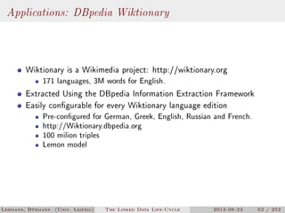 The Linked Data Lifecycle | PDF