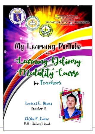 LDM 2 Portfolio Leonel V. Rivas - Teacher-III Page | 1
 