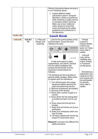 TLE ICT Ldm2 portfolio | PDF