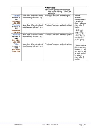 TLE ICT Ldm2 portfolio | PDF