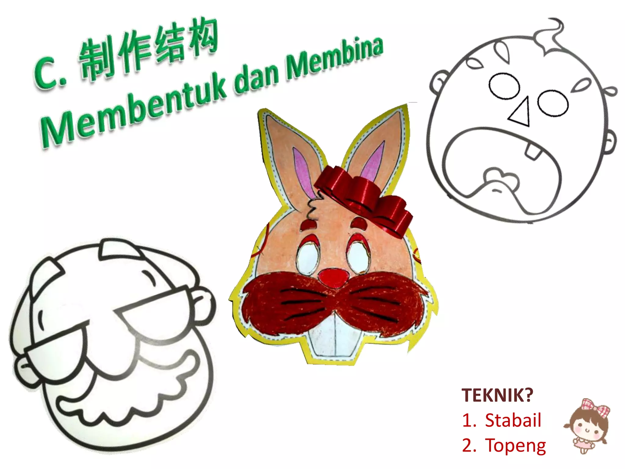 TEKNIK?
1. Stabail
2. Topeng
 