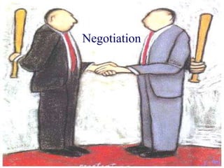 Negotiation



  The art of
  making an
  argument
 