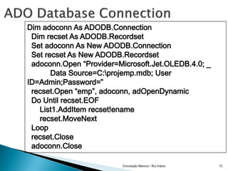 Conceição Maroco / Rui Inácio   13
 