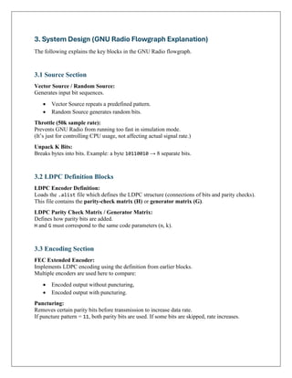 Implementation of LDPC encoding and decoding | PDF